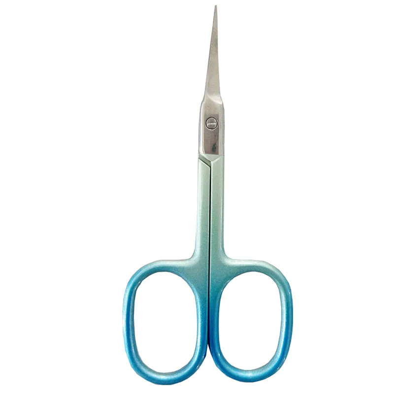 Wholesale High Quality Sharp Eyelash Cut Scissors Eyebrow Shaping Cuticle Nipper Mirror Polish Nail Care Scissors