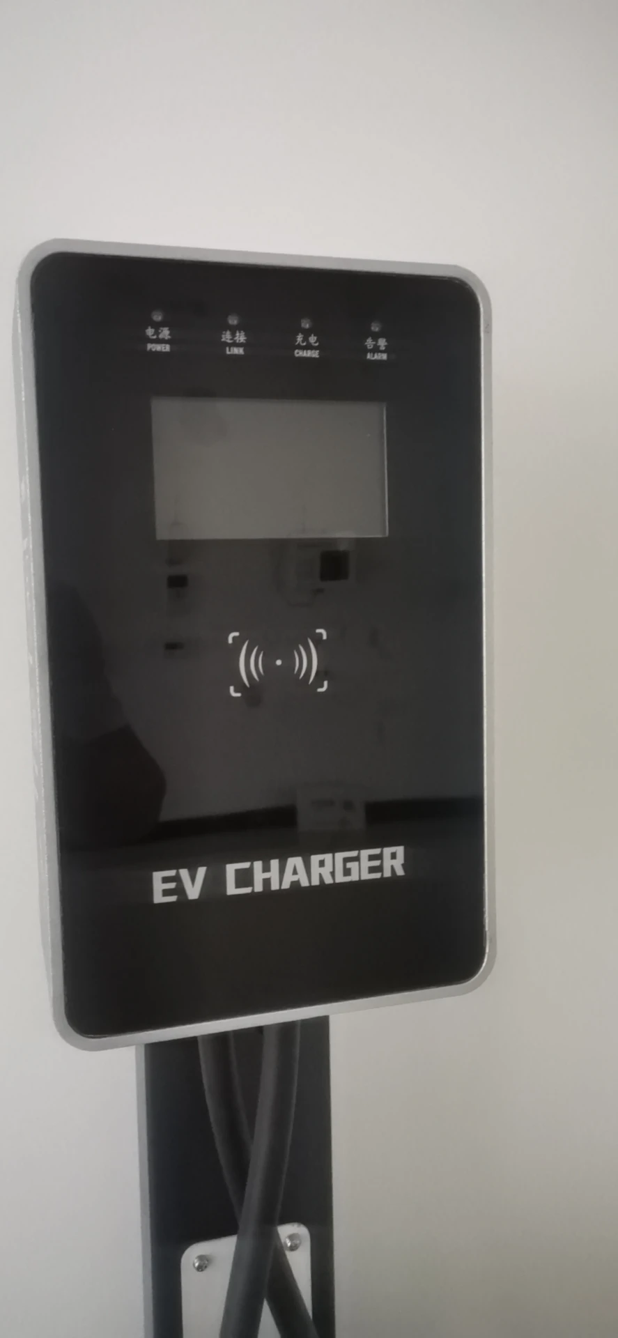  22kw wallbox ev зарядное устройство Type2 AC 32A 3 фазы со светодиодным ЖК-экран мобильного зарядная