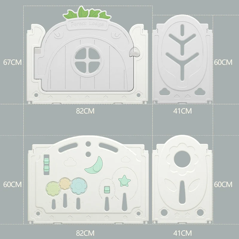 High quality foldable folding plastic baby playpen