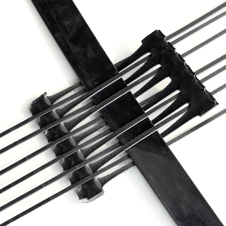 Uniaxial HDPE One-Way Fiberglass Plastic Geogrids for Highway Subgrade Retaining Wall Reinforcement Grille