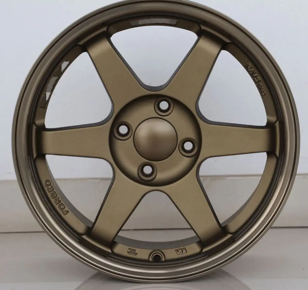 TE37 15 16 17 18 19 20 Inch 4 Hole Alloy Wheel Rim For Cars Jerry Huang