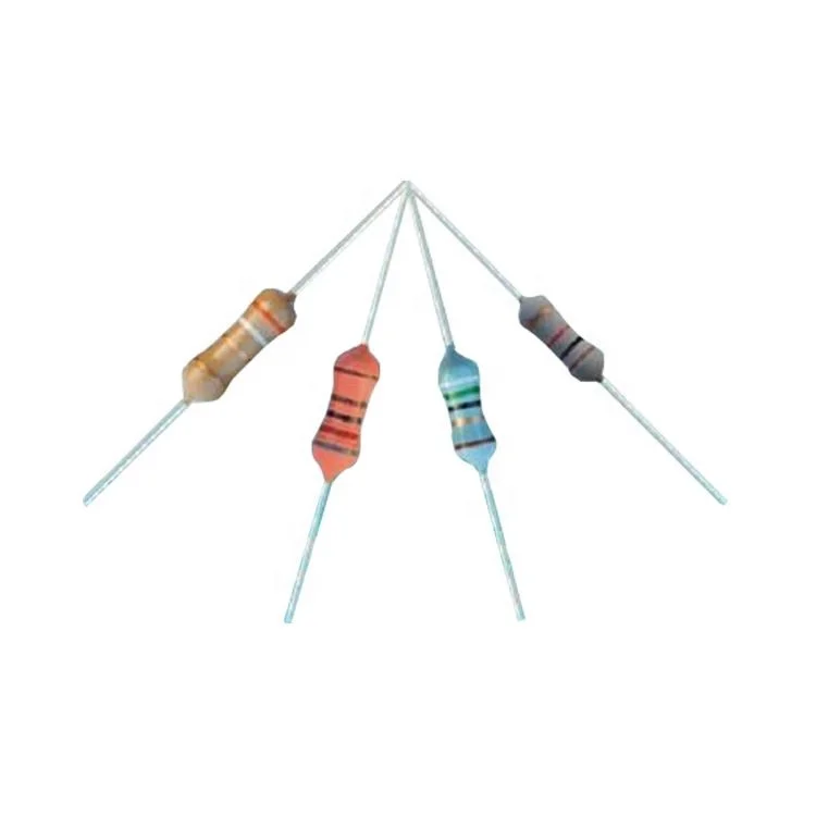 Oxidation Temperature Resistance Metal Film Resistors 1/2W 1WS Oxide Carbon Metal film Resistor 1R 2.2R 4