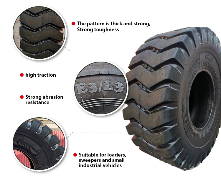 High Quality Cheap New bias otr tire industrial tire 23.5-25-20 Strong abrasion resistance Suitable for loaders
