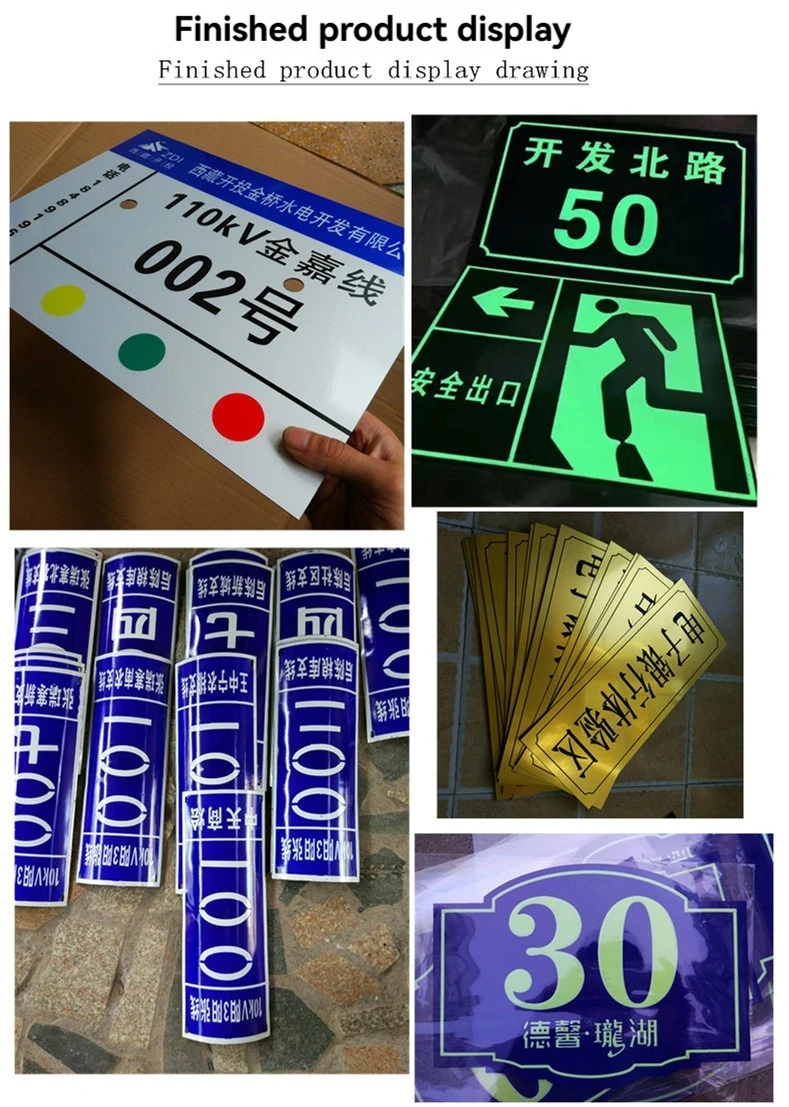 Wholesale Custom Design Reflective Plastic PVC Aluminum Street Parking Sign Road Safety Traffic Sign Warning Sign