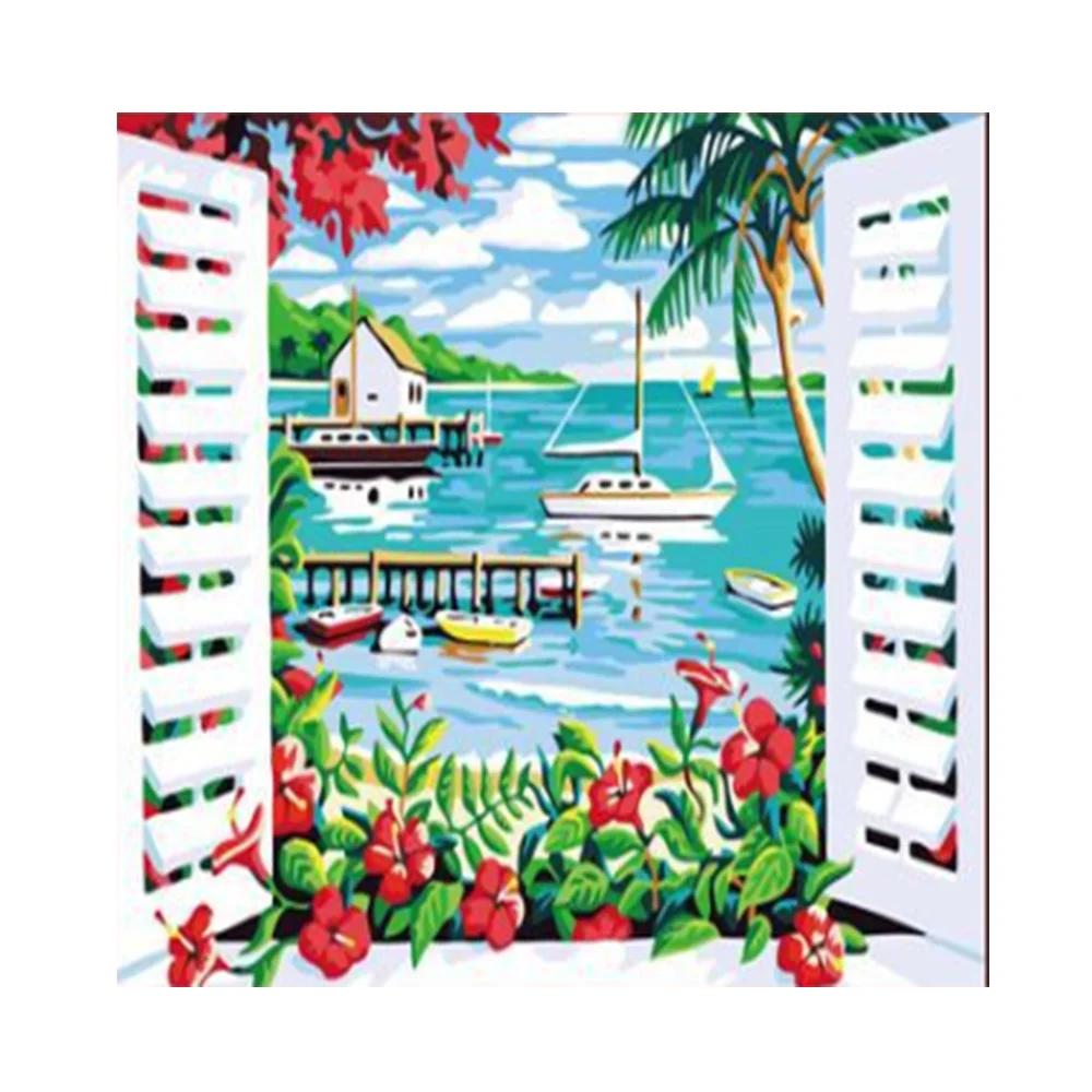 Картина по номерам на заказ, рисунок «сделай сам» масляной краской, портрет семьи, ребенка, домашнего питомца