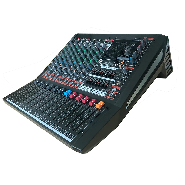 Factory Low Price Audio Mixer Controller Karaoke 20W Audio Console Mixer Professional Audio Sound Mixing Console