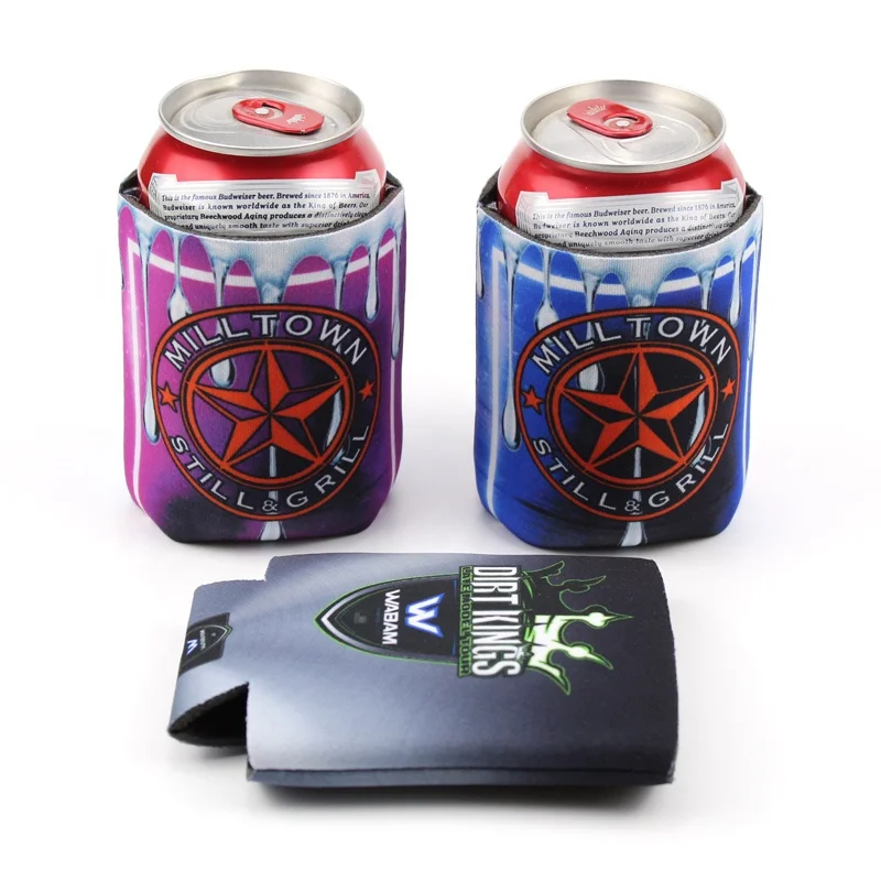 Dongguan quality 12oz sublimated can stubby holder foam insulated beer cooler for wedding party