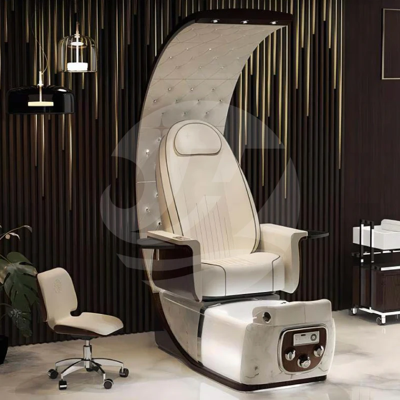 Most popular electric spa chair massage light surfing pedicure and manicure chair luxury reclinable sillon para pedicure luxury