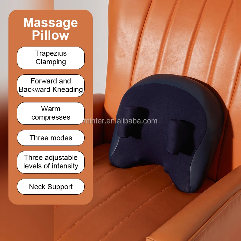 Factory Wholesale Smart Home Wireless Pillow Kneading Neck and Back for Muscle Pain Relief & Relaxation