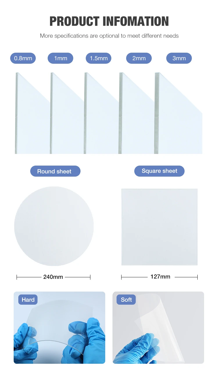 Dental Consumables TPU Material Transparent Medical Clear Aligner Dental Sheet