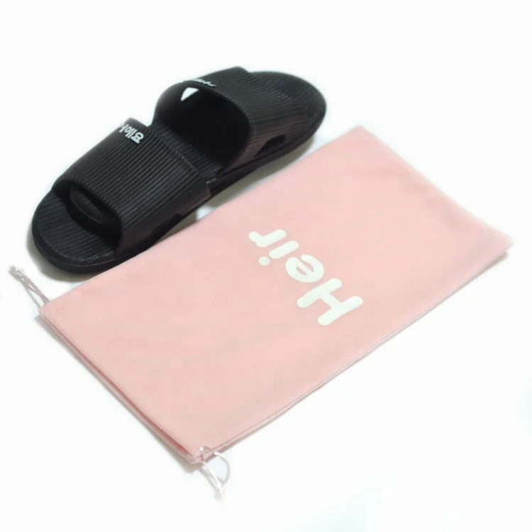 Factory Price Velvet Cotton Satin Drawstring Shoe Bags Cloth Dust Bag,Dustbag for shoes