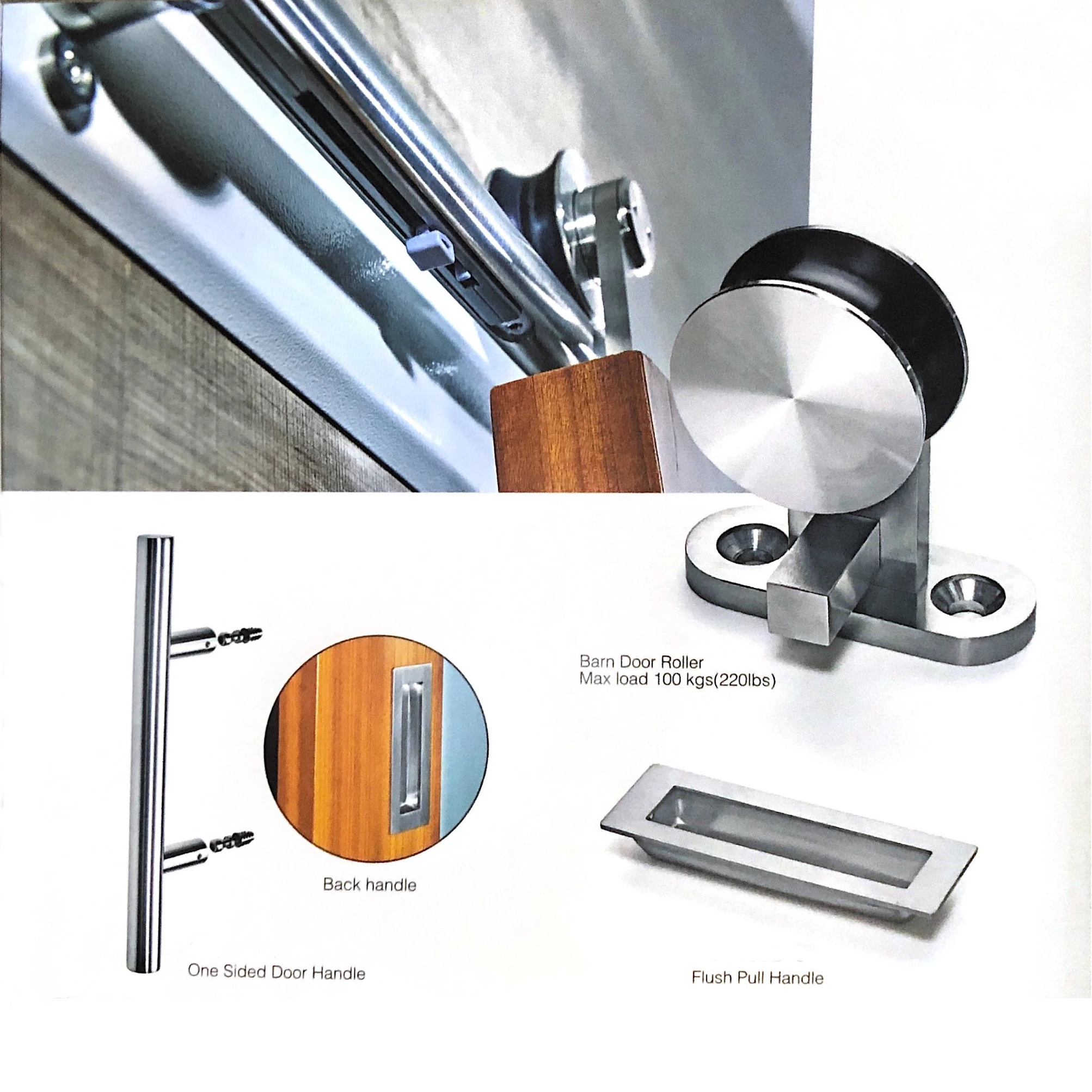 Wholesale High Quality Partition Doors Solid Wood And Glass Sliding Wooden Barn Door