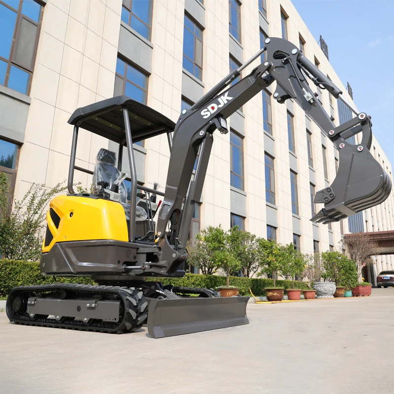 Free Shipping Mini Small Excavators 1 ton Machine Prices Farm Used New Crawler Digger Kubota Engine Mini Excavator 2 Ton Prices