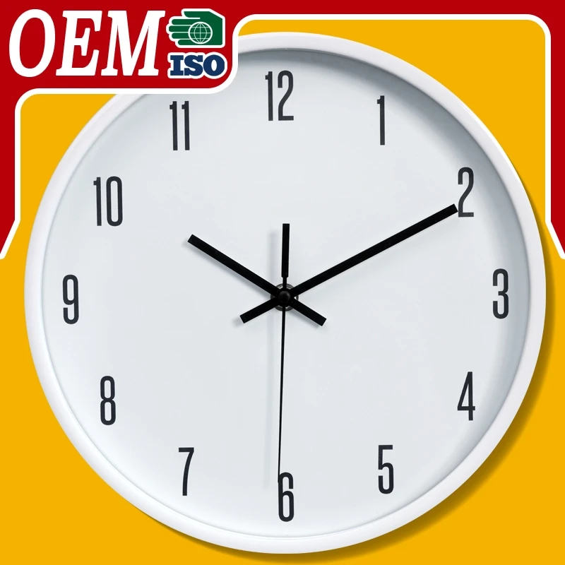 10 inch round Quartz Wall Clock wall clocks custom logo home decorate  modern wall clocks