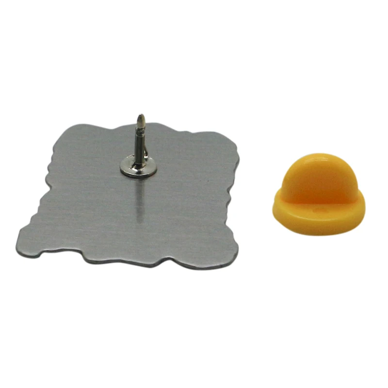 Hand made custom soft enamel the saint lapel pin for sale