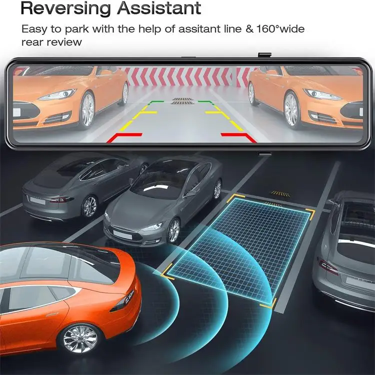  Автомобильный видеорегистратор с Wi-Fi 11 26 12 дюймов 4K передний и задний двойной Wifi задняя