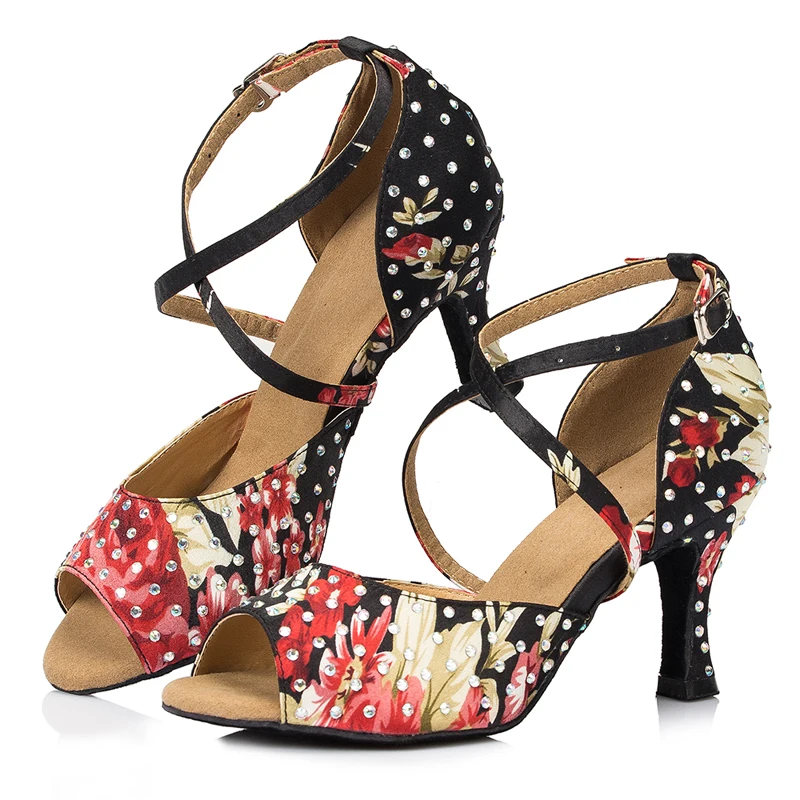 Ladies Latin Dance Shoes Women Salsa Elegant Latin Shoes Fashion Cheap Latin Shoes 4inch
