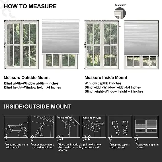 Professional Large Factory Anti-uv Honeycomb Blinds Cellular Fabric Double Cellular Honeycomb Blinds