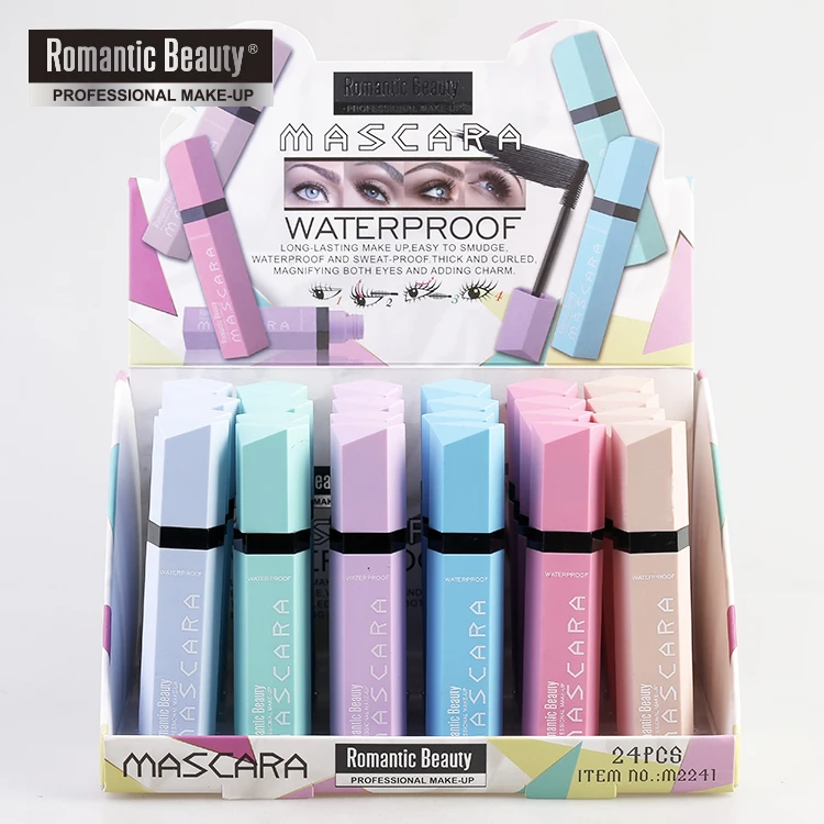 Romantic Beauty 3D Volume Mascara Makeup Fiber Lash Mascara Waterproof Mascara Extension Thick Long Curling Eyelash