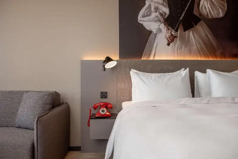 High Quality  Custom Made Hotel Furniture Set Nordic Modern Style One-stop Solution Including Sofa Bed Closet TV Panel