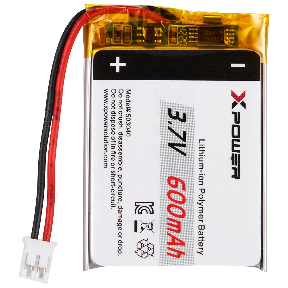 503040 3.7v 600mah