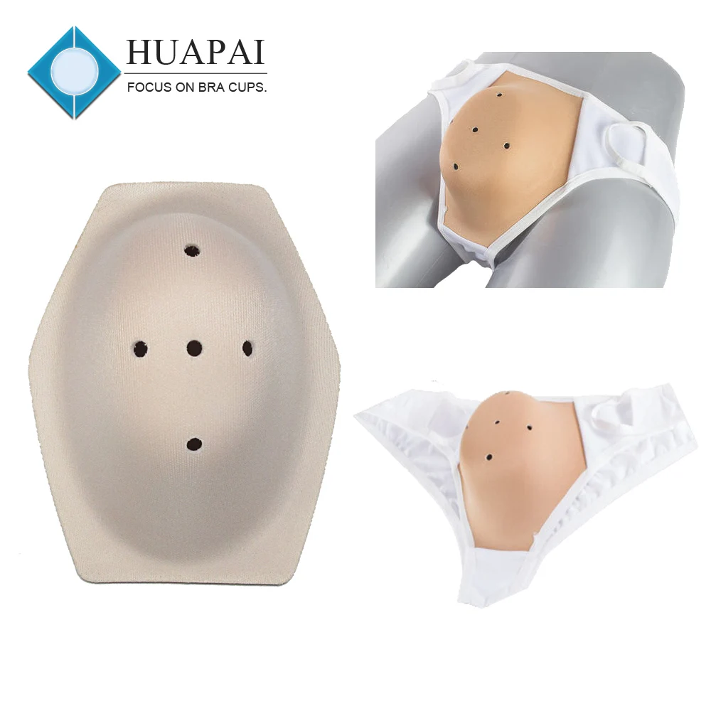 18008 Huapai New product breathable hard male foam cup for protect male genital organs