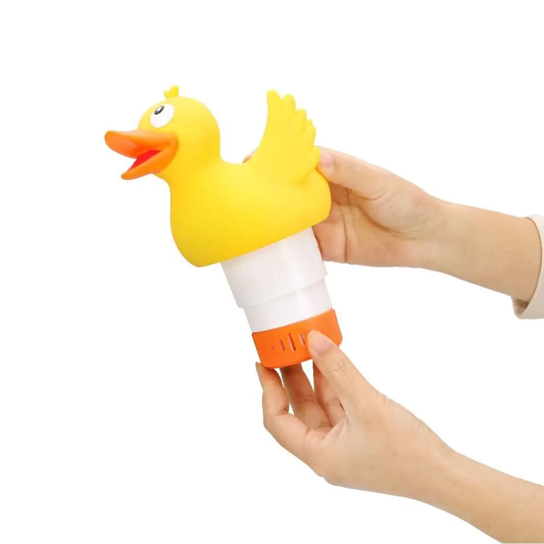 Hot wing duck dosing device Floating pill pool disinfection treatment Pool dosing device