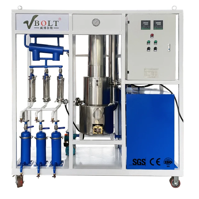 Waste engine used motor oil to diesel distillation refinery machine