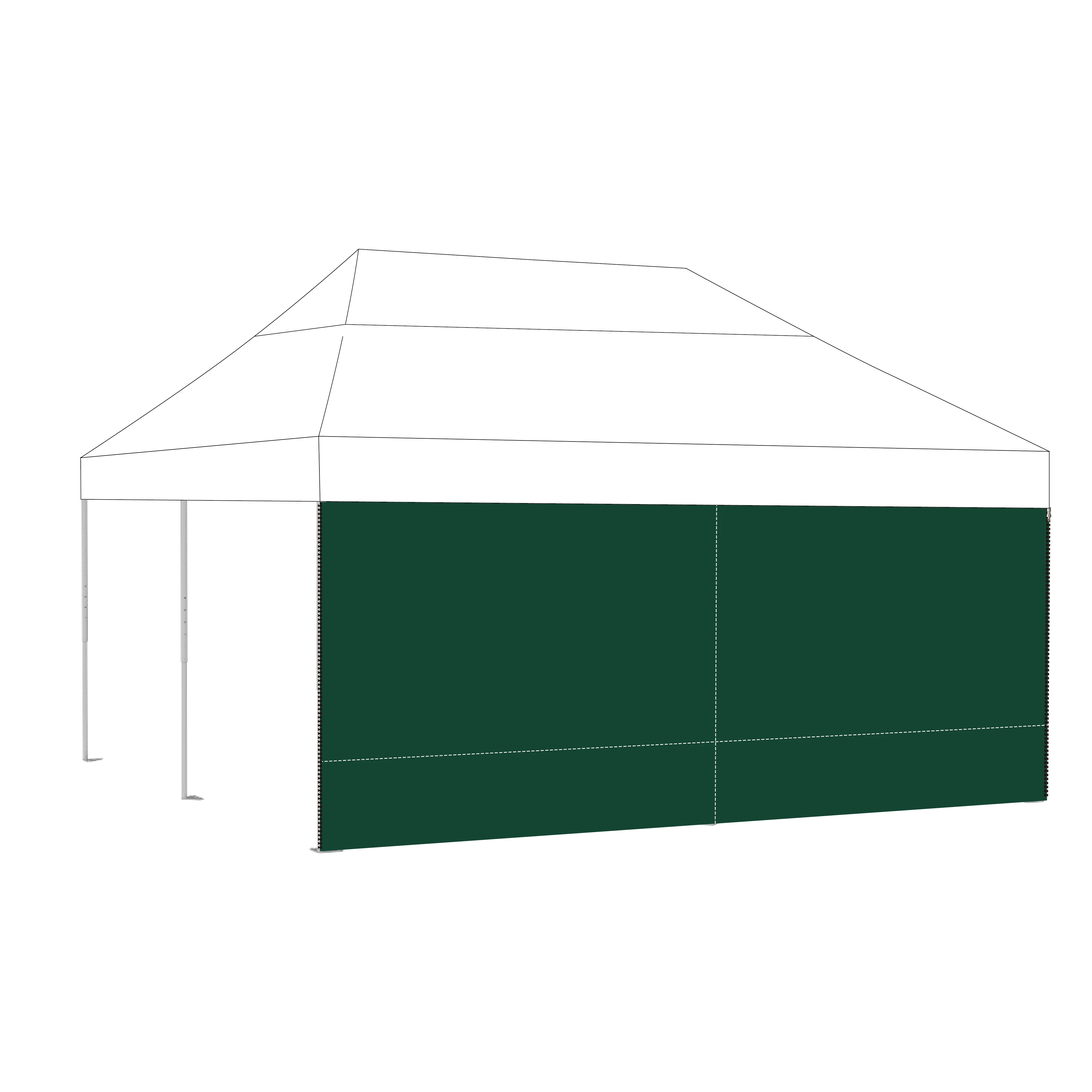 Multi-functional 5m outdoor folding pop up canopy wall custom printed advertising gazebo tent canopy for pickup canopy