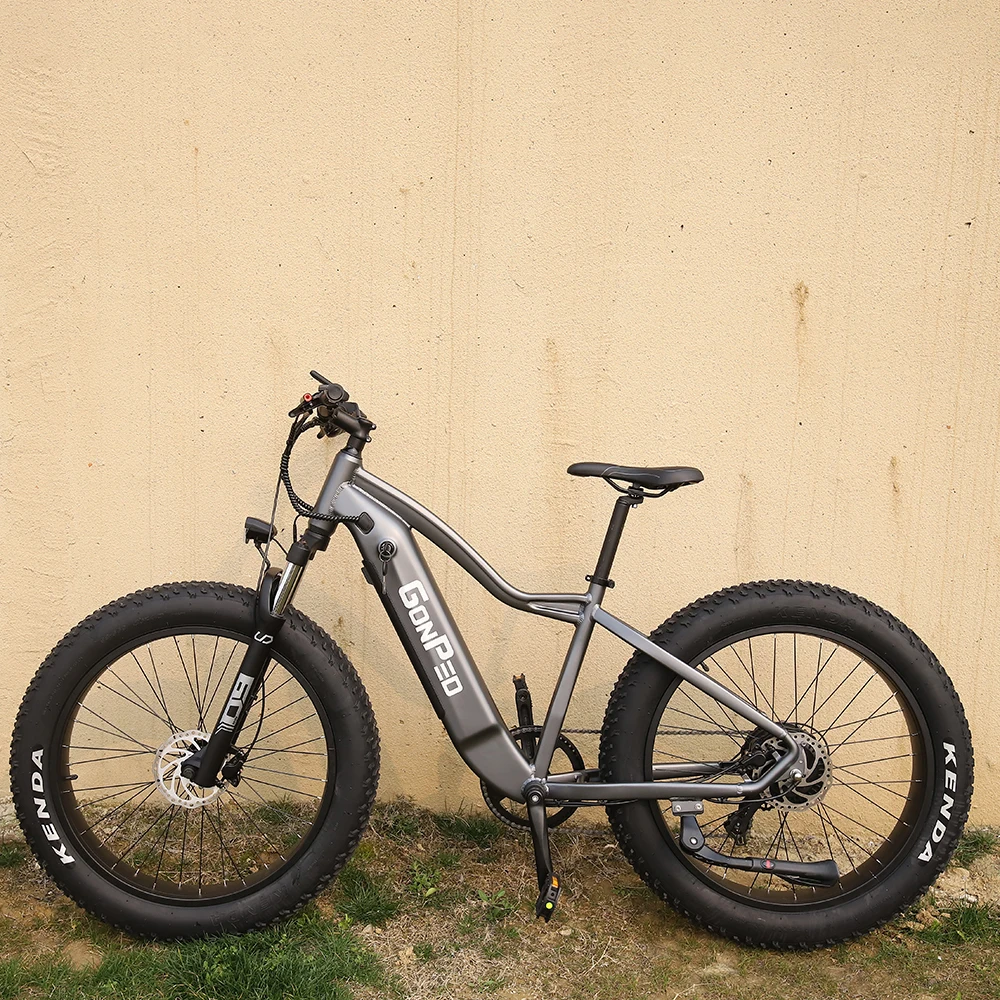 500w 48v Brushless Motor 26 inch Fat tire  electric bike hardtail for men city ebike