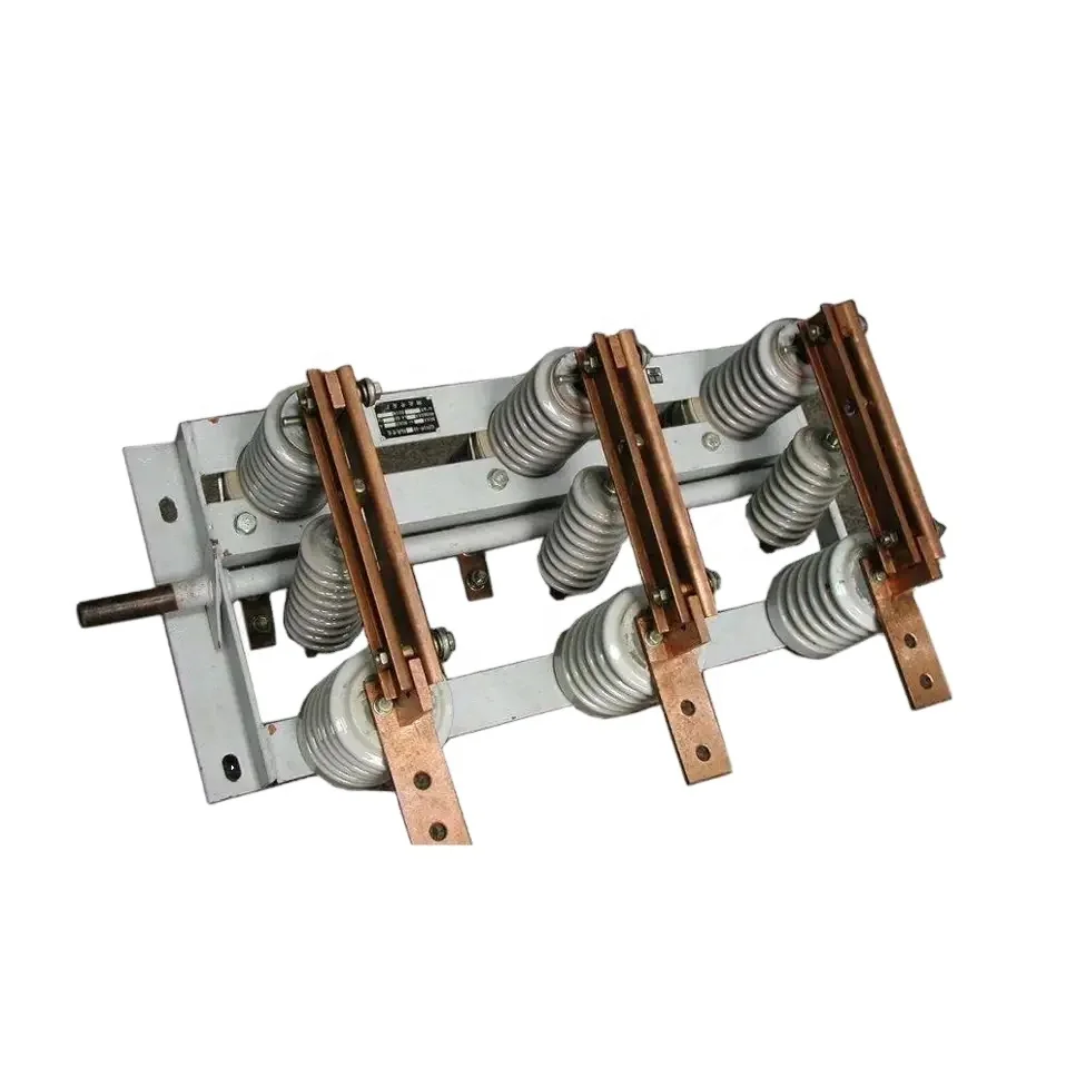 Specializing in the production of GN19-12C/630A indoor high voltage isolation switch 400A panel type knife gate disconnecter