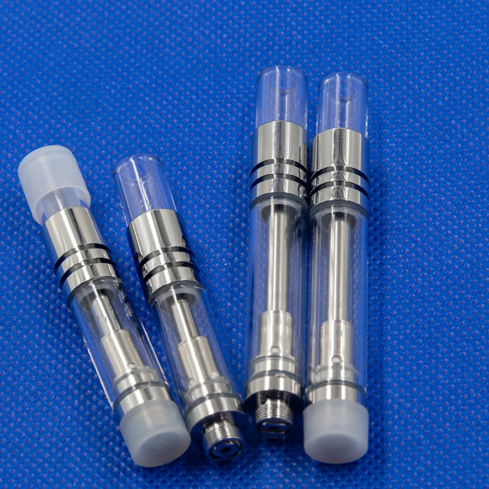 
Free samples cbd products Classic 510 thread vape cartridge 92a3 ceramic vaporizer cartridge with silver glass tip 