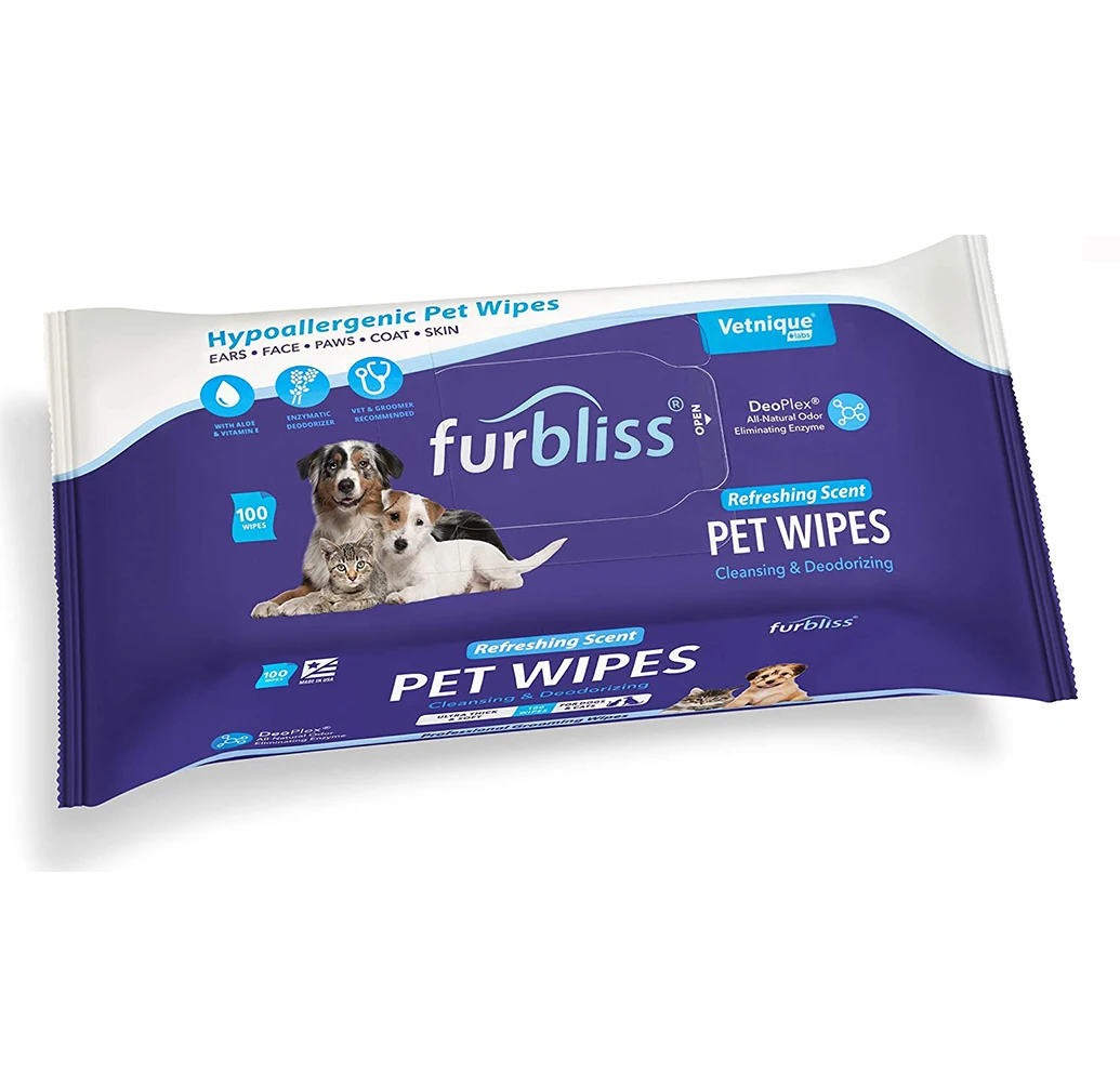 Custom Best Dog Chlorhexidine Antifungal Wipes For Dogs Pet Wet Wipes
