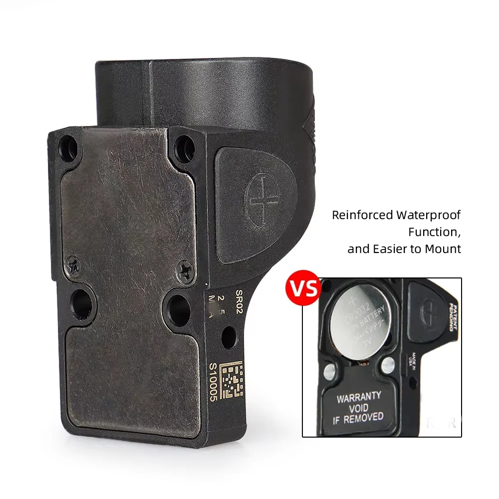 Plastic Shell Model Sro Red Dot Scope 5 Level Brightness for Day and Night 2-0130B Red Dot