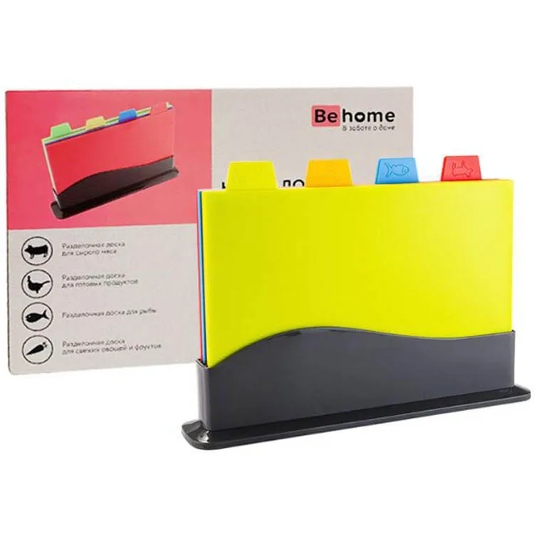 
Multifunctional Thickened Classification Set Household Fish Fruit Meat Vegetables PP Color Kitchen Plastic Cutting Boards 