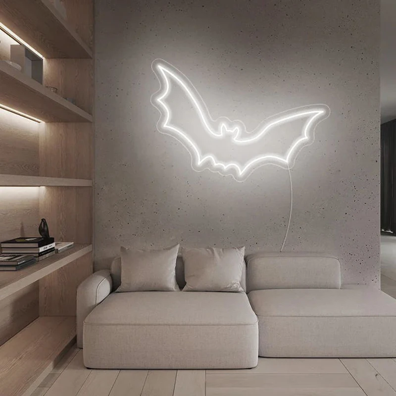 Bokang Fashion Angel Wings Light Neon Sign Led Custom Neon Sign For Gym Wall Bedroom