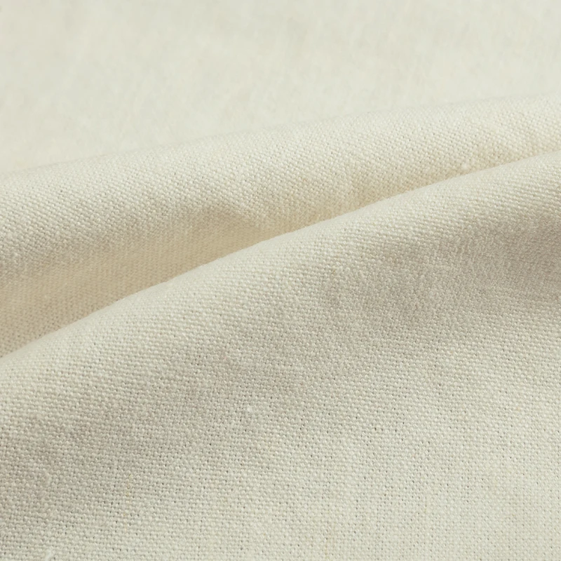 
250-260gsm woven plain 55% hemp 45% organic cotton fabric for clothing 