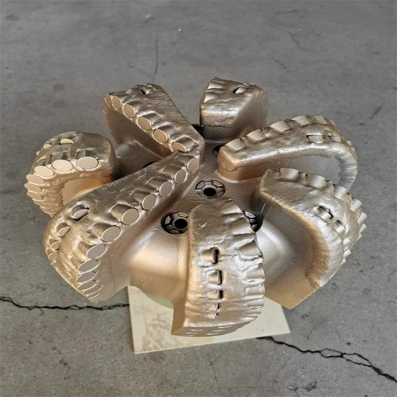 whole sale hot sale 8 blades diamond PDC drill for rock