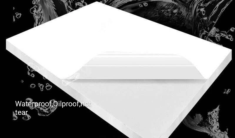 HIGH QUALITY  SELF ADHESIVE PP SYNTHETIC  PAPER FOR STICKER LABEL PAPERS(WATER BASED GLUE)