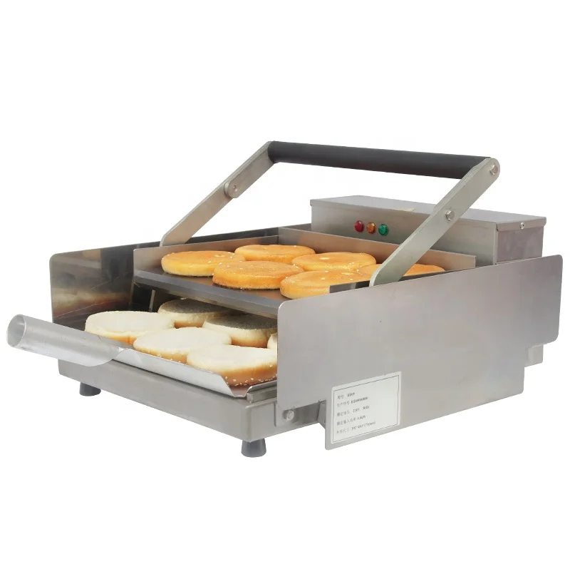 Hamburger bun grill making machine burger toaster for restaurants