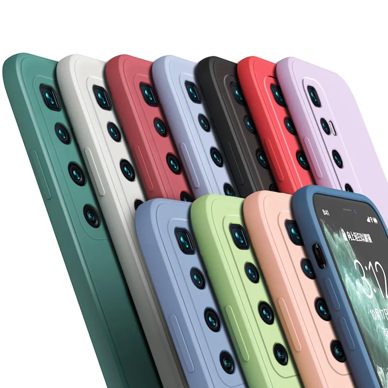 New Liquid Silicone Phone Case For Xiaomi Redmi Note 10 pro max 10s Original Camera Protective Soft Back Covers On Redmi Note10