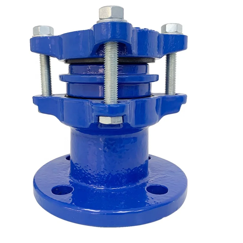 Factory direct supply of ductile iron universal connectors can be connected to valves, flanges, dismantling joints