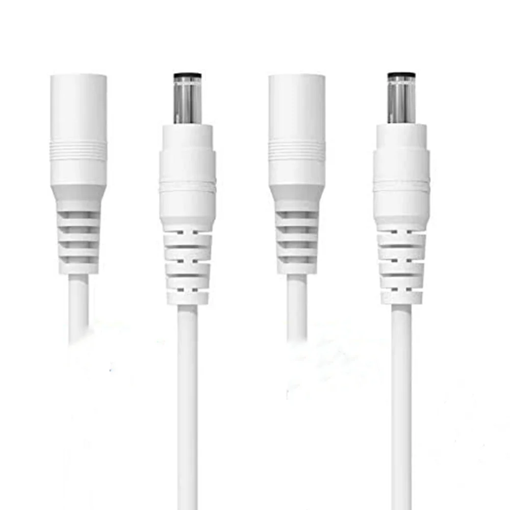 Штекер адаптера питания постоянного тока 5,5X2,1 мм 5,5X2,5 мм, электрический провод постоянного тока для камеры видеонаблюдения