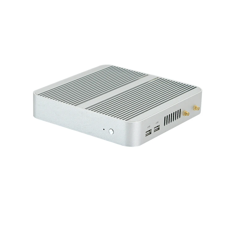Wholesale NUC PC I5 5200U 4K Fanless Mini PC 12V X86 Barebone Win10 Linux HTPC Media Center Gaming Computer All In One Desktop