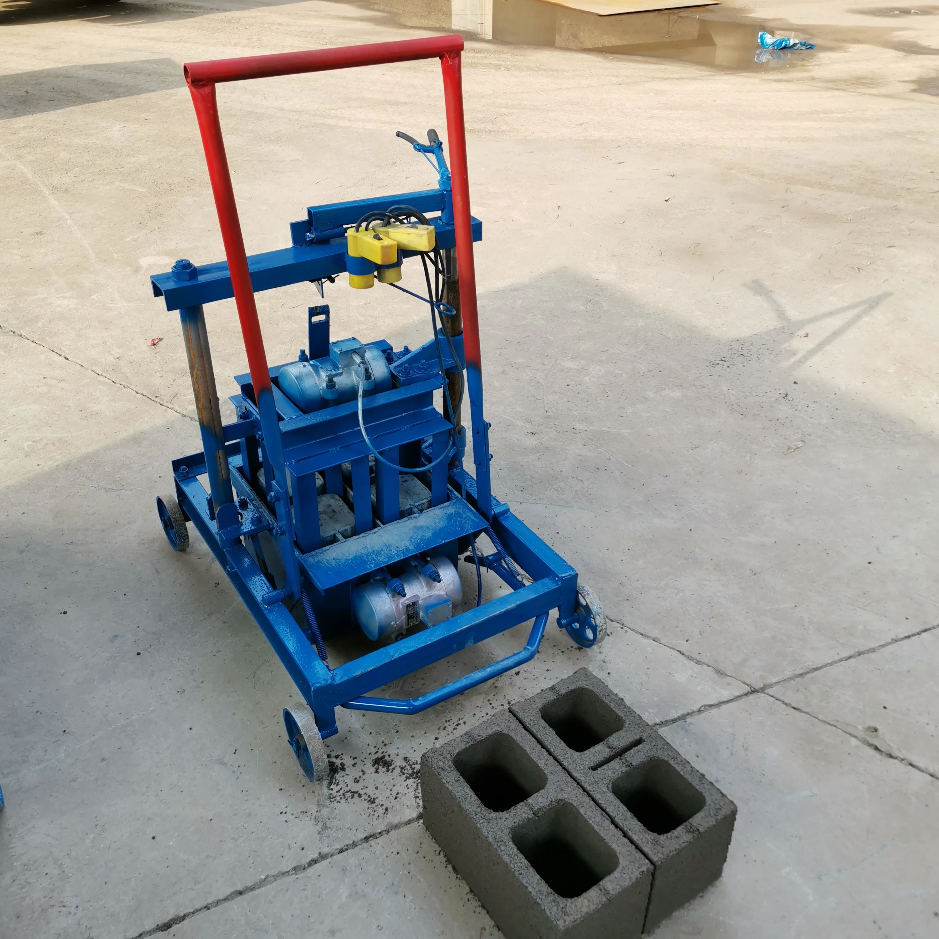 Block machine paver laying cement brick machinery price