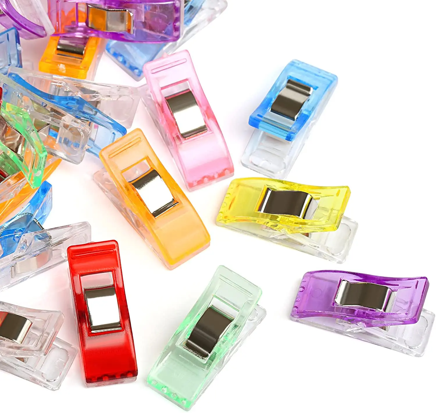Multipurpose Small Plastic Clips Colorful Cloth Clips For Sewing Patchwork Crafts