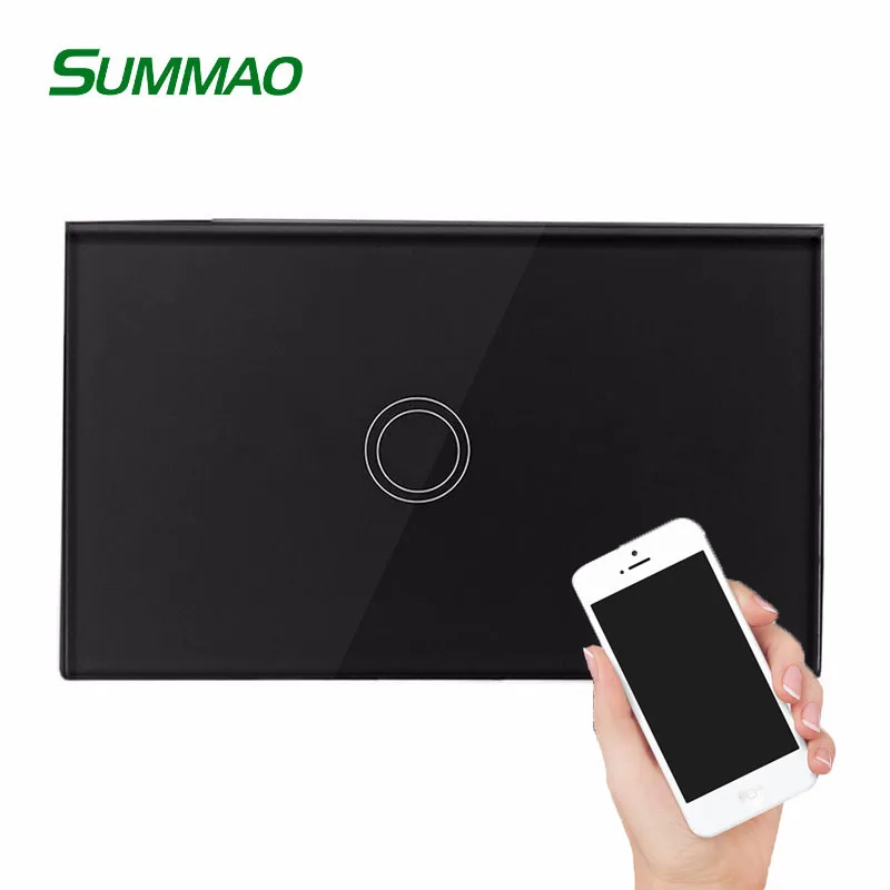 120*72 220 Touch Screen On Off Android Wall Light Switch AMAZON ALEXA GOOGLE Home