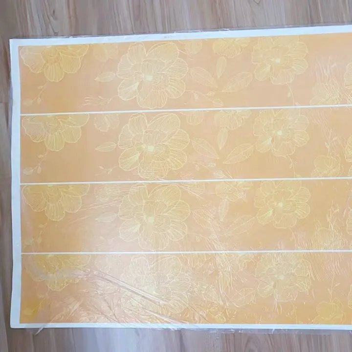 Ceramic Sanitary Ware Wash Basin PVD Coating Golden Decals Paper