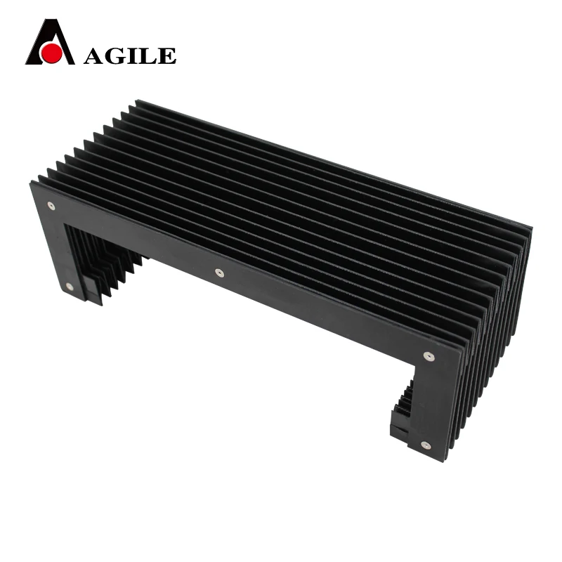 cnc reinforced protective rubber custom organ bellow cover