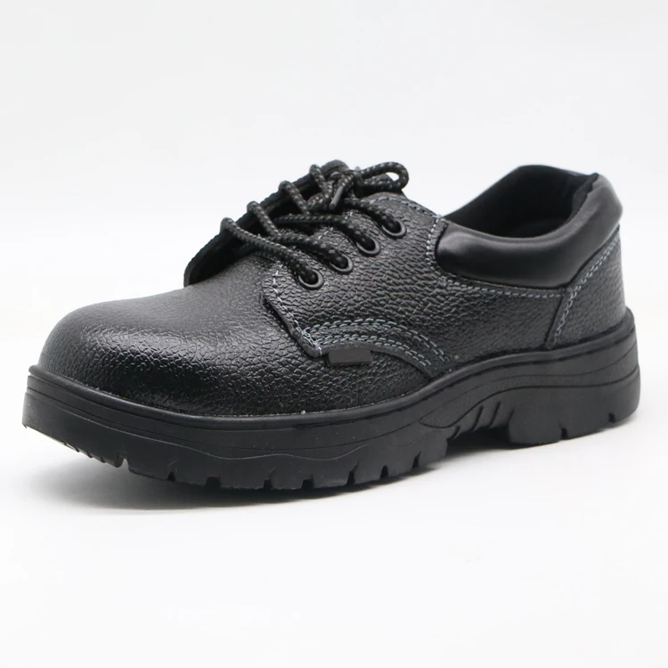 ENTE SAFETY Wholesale cheaper price low cut pu leather upper iron toe industry worker factory safety shoes